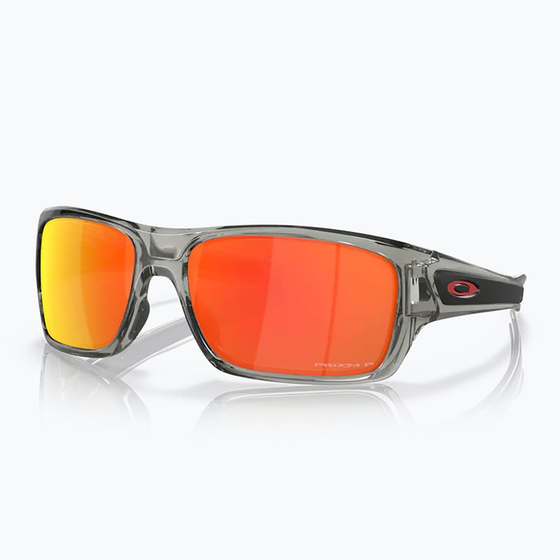 Ochelari de soare polarizați Oakley Turbine gri cerneală/prizm rubin polarizat 6