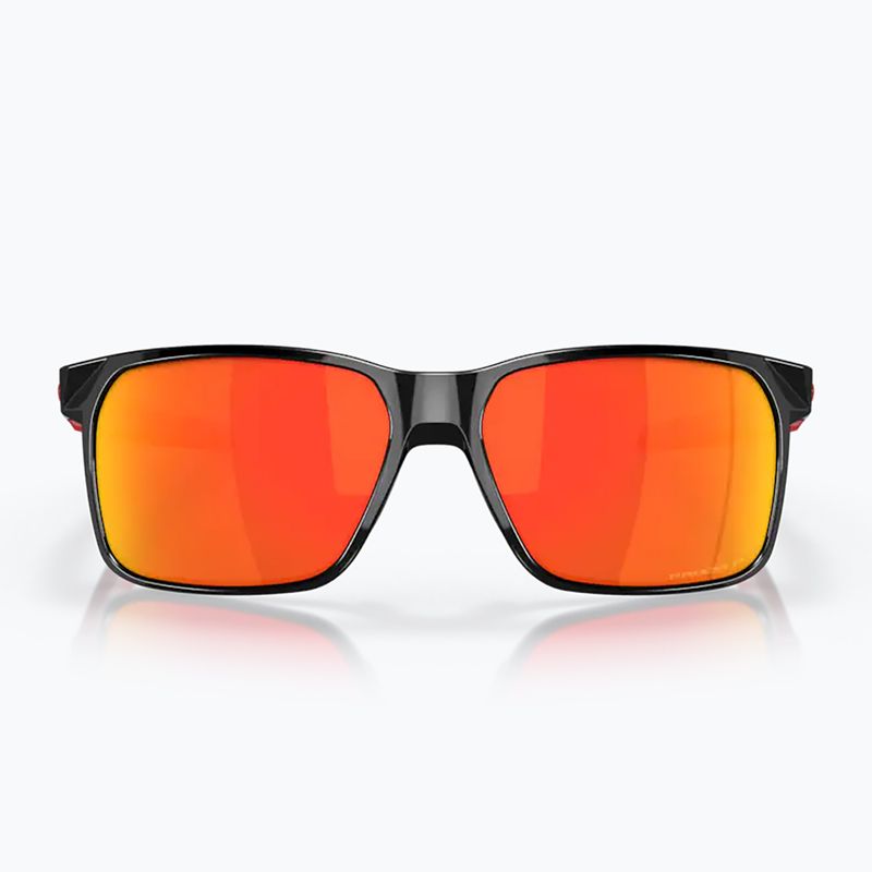 Ochelari de soare polarizați Oakley Portal X negru lucios/prizm rubin polarizat 7