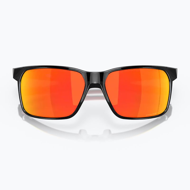 Ochelari de soare polarizați Oakley Portal X negru lucios/prizm rubin polarizat 10