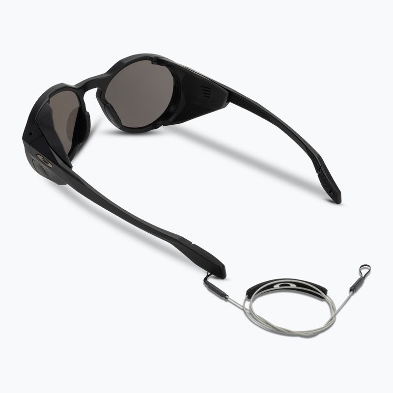 Ochelari de soare polarizați Oakley Clifden negru mat/negru închis/ negru închis 2
