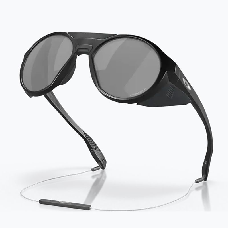 Ochelari de soare polarizați Oakley Clifden negru mat/negru închis/ negru închis 9