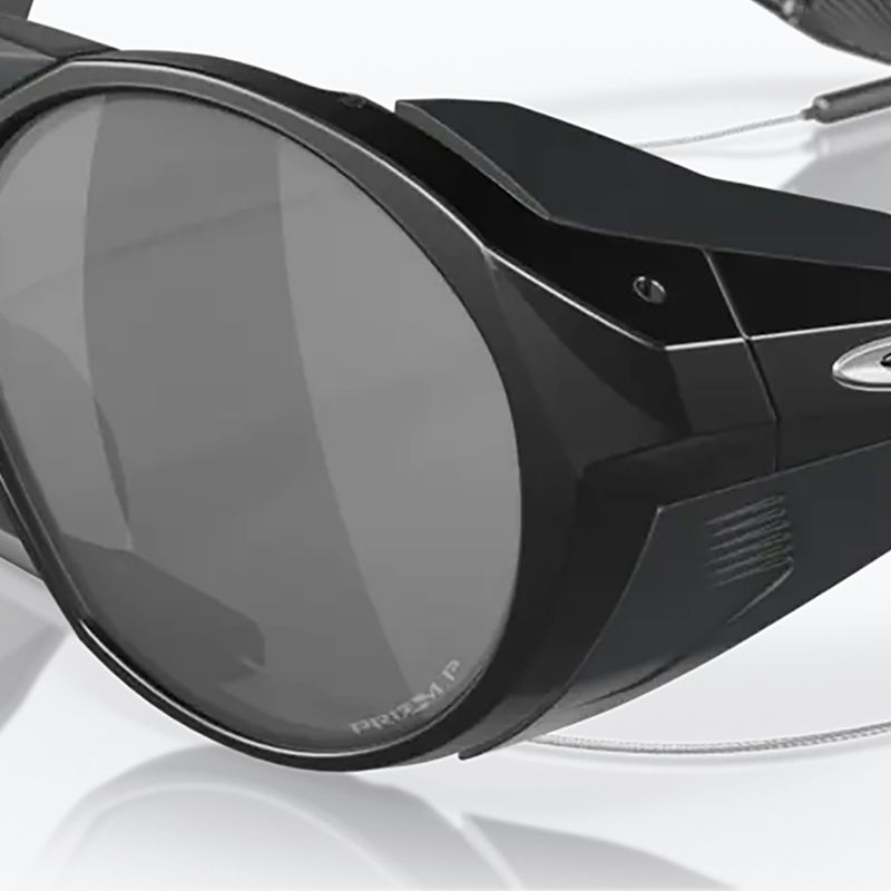 Ochelari de soare polarizați Oakley Clifden negru mat/negru închis/ negru închis 11