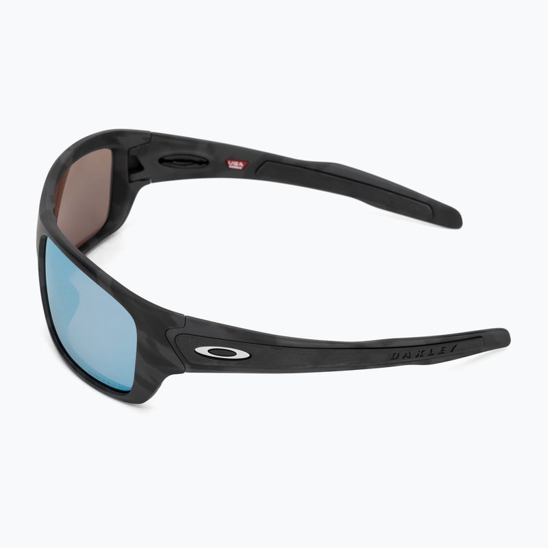 Ochelari de soare Oakley Turbine matte black camo/prizm deep water polarized 4