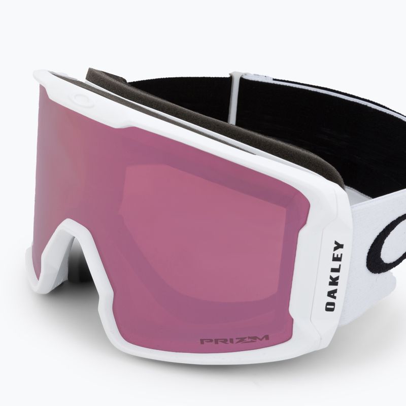 Ochelari de schi Oakley Line Miner L rose gold OO7070-C5 5