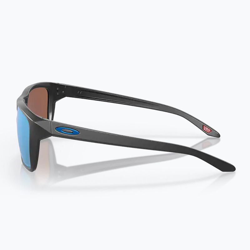 Ochelari de soare polarizați Oakley Sylas negru mat/prizm deep water 7