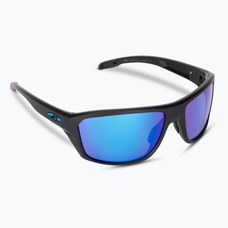 Ochelari de soare polarizați Oakley Split Shot negru mat/prizm sapphire safir mat 2
