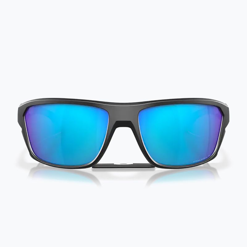 Ochelari de soare polarizați Oakley Split Shot negru mat/prizm sapphire safir mat 9