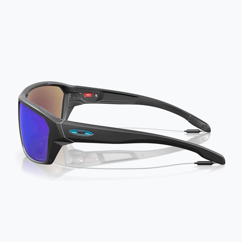 Ochelari de soare polarizați Oakley Split Shot negru mat/prizm sapphire safir mat 14