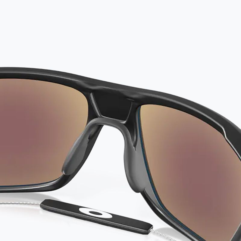Ochelari de soare polarizați Oakley Split Shot negru mat/prizm sapphire safir mat 13