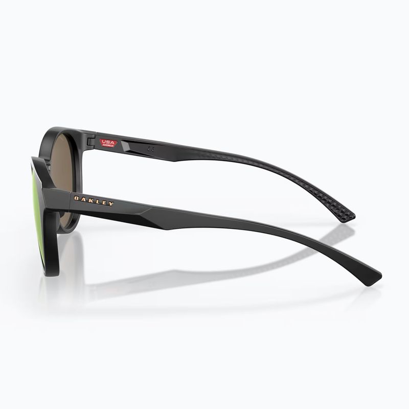 Ochelari de soare Oakley Spindrift matte black/prizm rose gold polarized 3