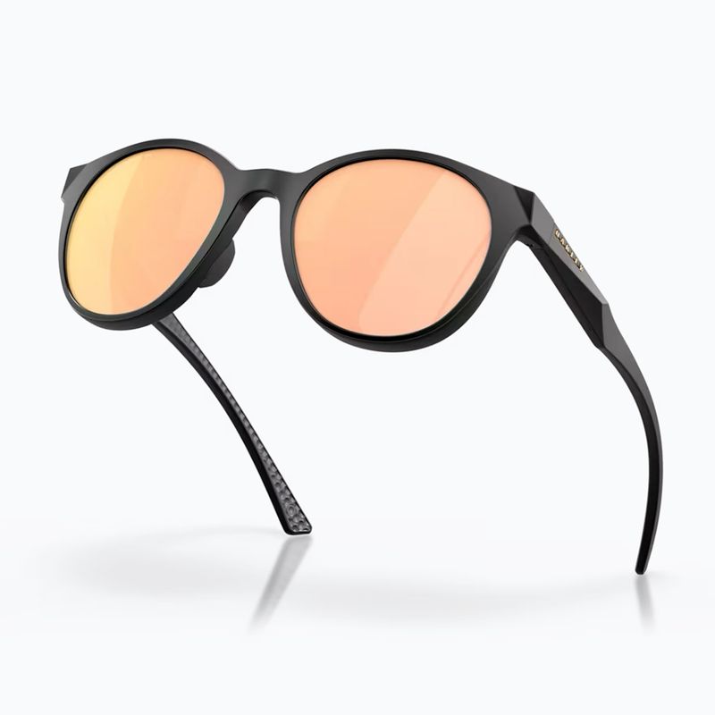 Ochelari de soare Oakley Spindrift matte black/prizm rose gold polarized 4