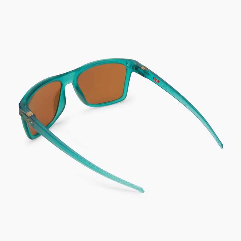 Ochelari de soare pentru bărbați Oakley Leffingwell albastru și galben 0OO9100 2