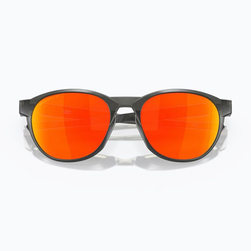 Ochelari de soare Oakley Reedmace matte grey smoke/prizm ruby polar 5