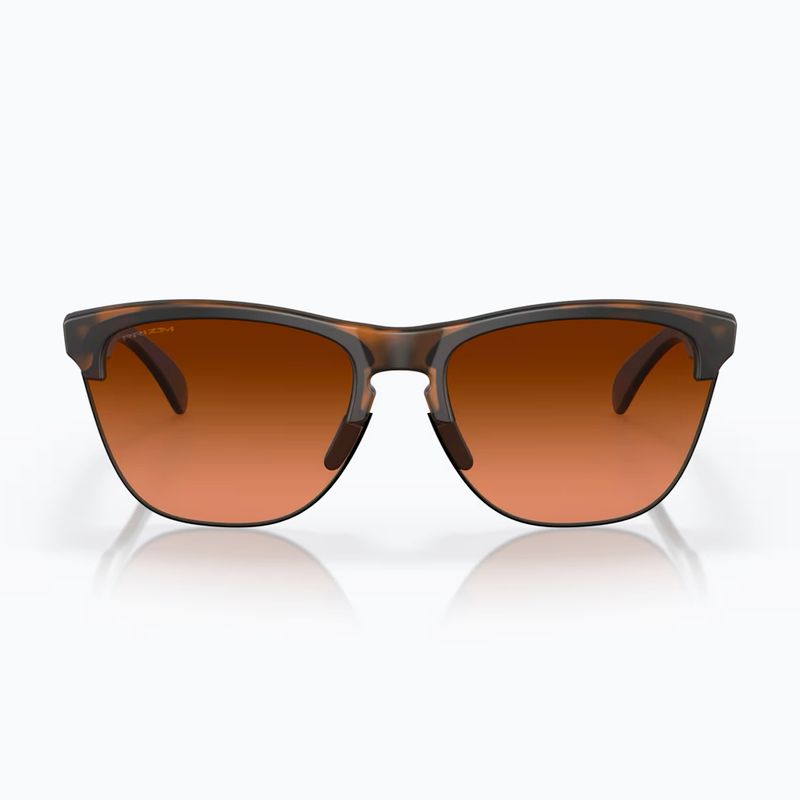 Ochelari de soare Oakley Frogskins Lite matte brown tortoise/prizm brown gradient 2