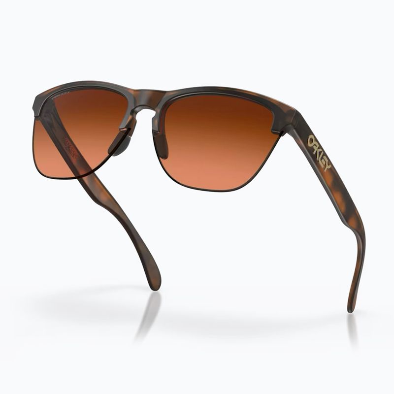 Ochelari de soare Oakley Frogskins Lite matte brown tortoise/prizm brown gradient 4