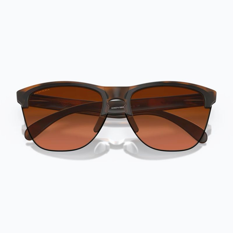 Ochelari de soare Oakley Frogskins Lite matte brown tortoise/prizm brown gradient 5
