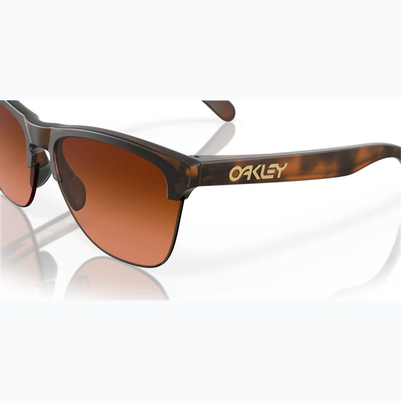 Ochelari de soare Oakley Frogskins Lite matte brown tortoise/prizm brown gradient 6