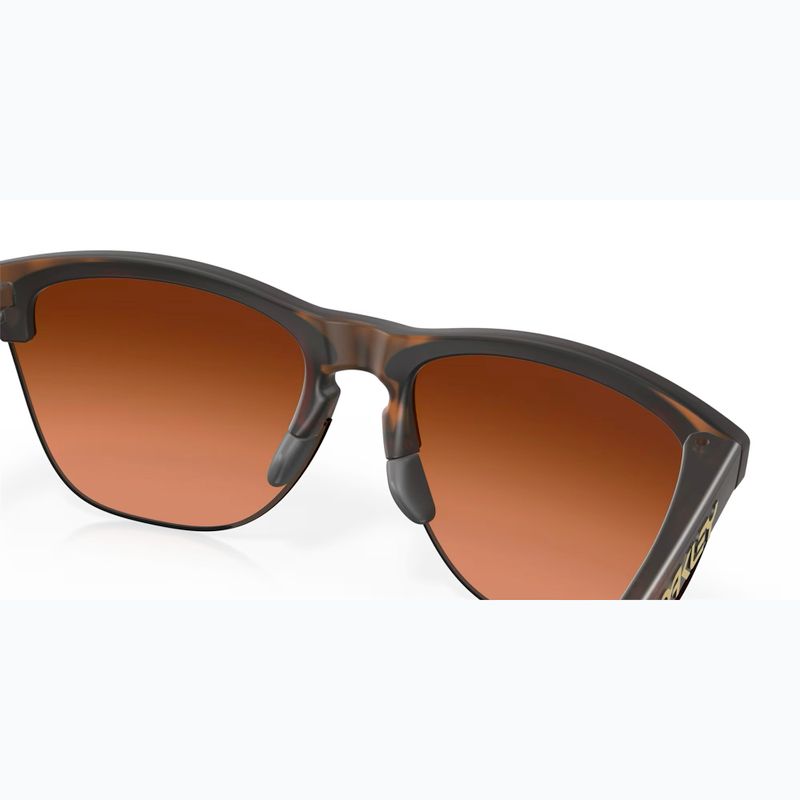 Ochelari de soare Oakley Frogskins Lite matte brown tortoise/prizm brown gradient 7