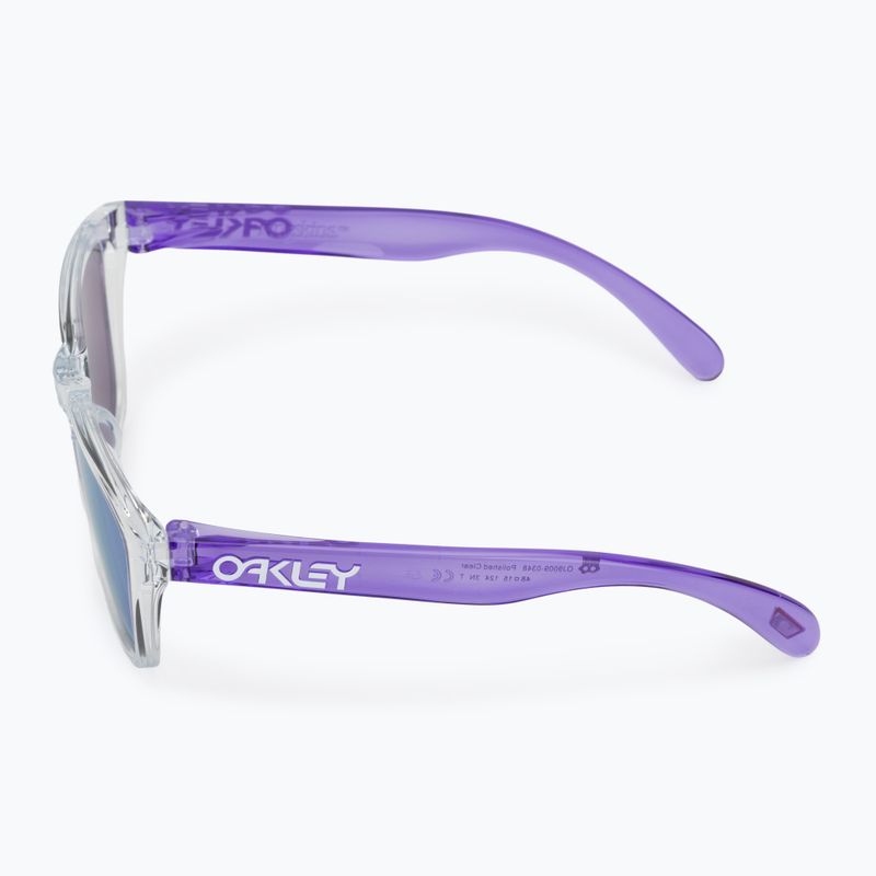 Ochelari de soare pentru copii Oakley Frogskins XXS clear/prizm violet 4
