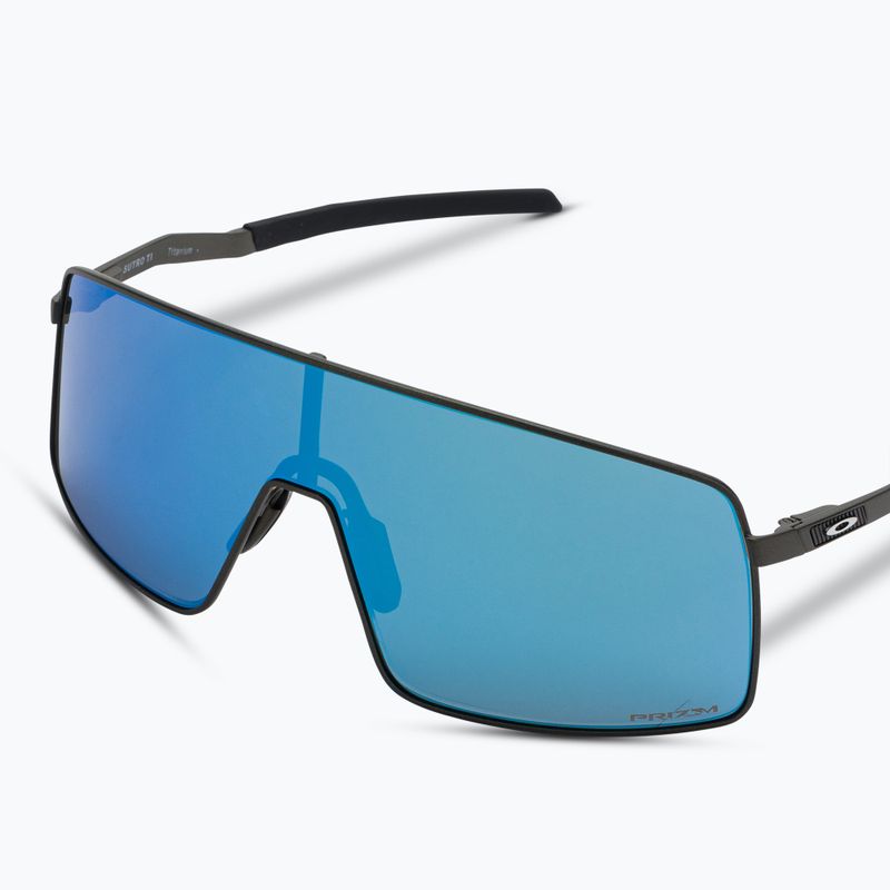 Ochelari de soare Oakley Sutro Ti satin plumb/prizm safir 5