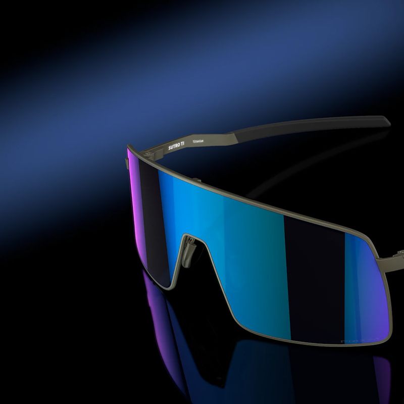 Ochelari de soare Oakley Sutro Ti satin plumb/prizm safir 10