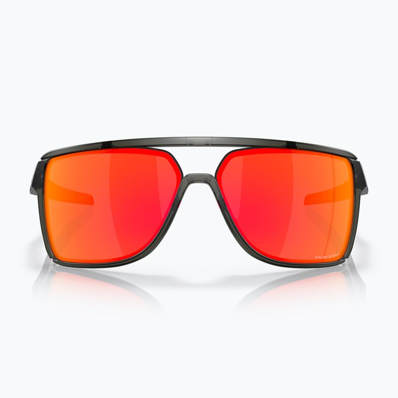 Ochelari de soare Oakley Castel matte grey smoke/prizm ruby 2
