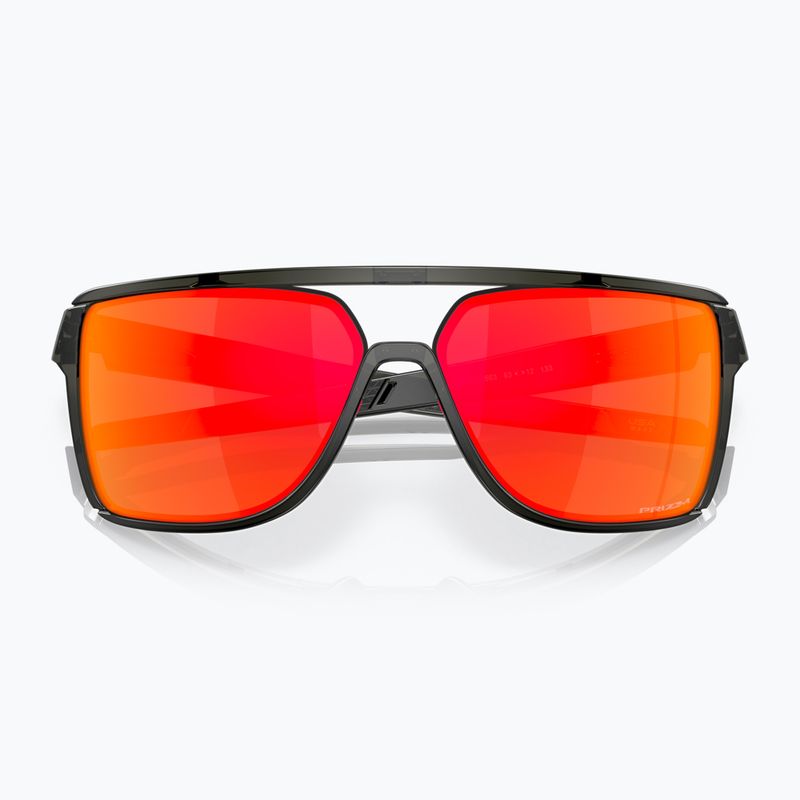 Ochelari de soare Oakley Castel matte grey smoke/prizm ruby 5