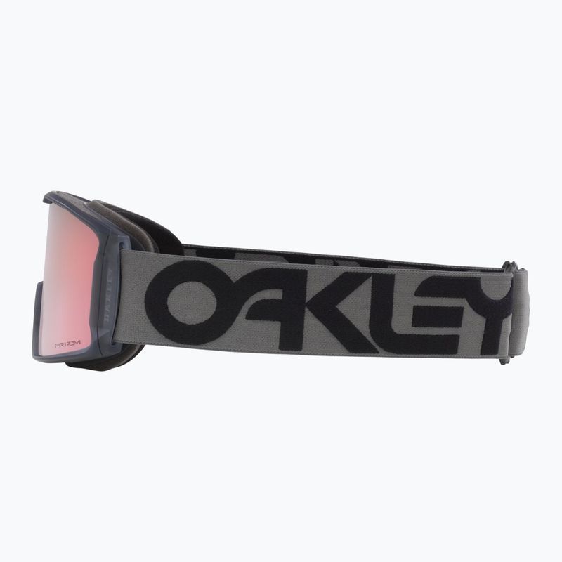 Ochelari de schi  Oakley Line Miner L matte b1b forged iron/prizm rose gold iridium 4