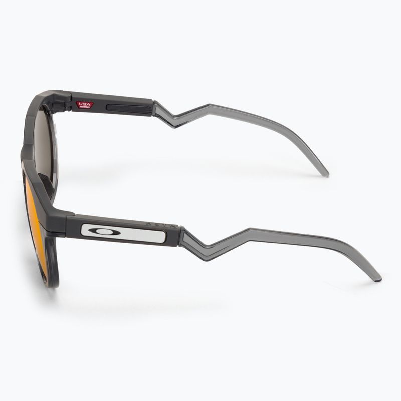 Ochelari de soare Oakley Hstn matte carbon/prizm rubin 4