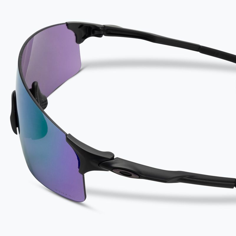 Ochelari de soare Oakley Evzero Blades negru mat/violet violet închis 4