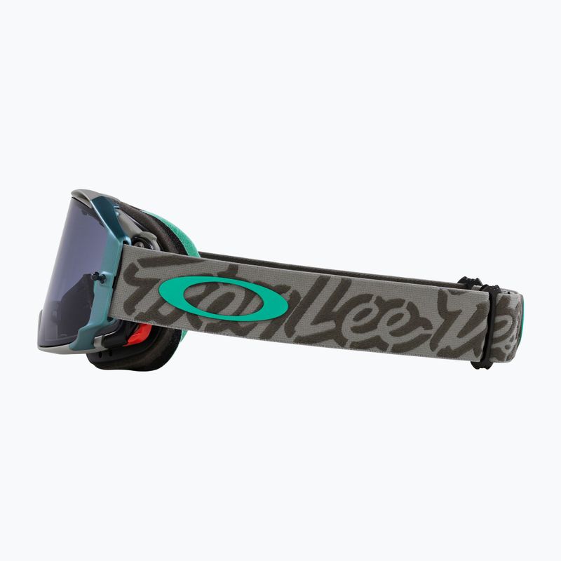 Ochelari de ciclism Oakley Airbrake MTB tld tactical green/light grey 6
