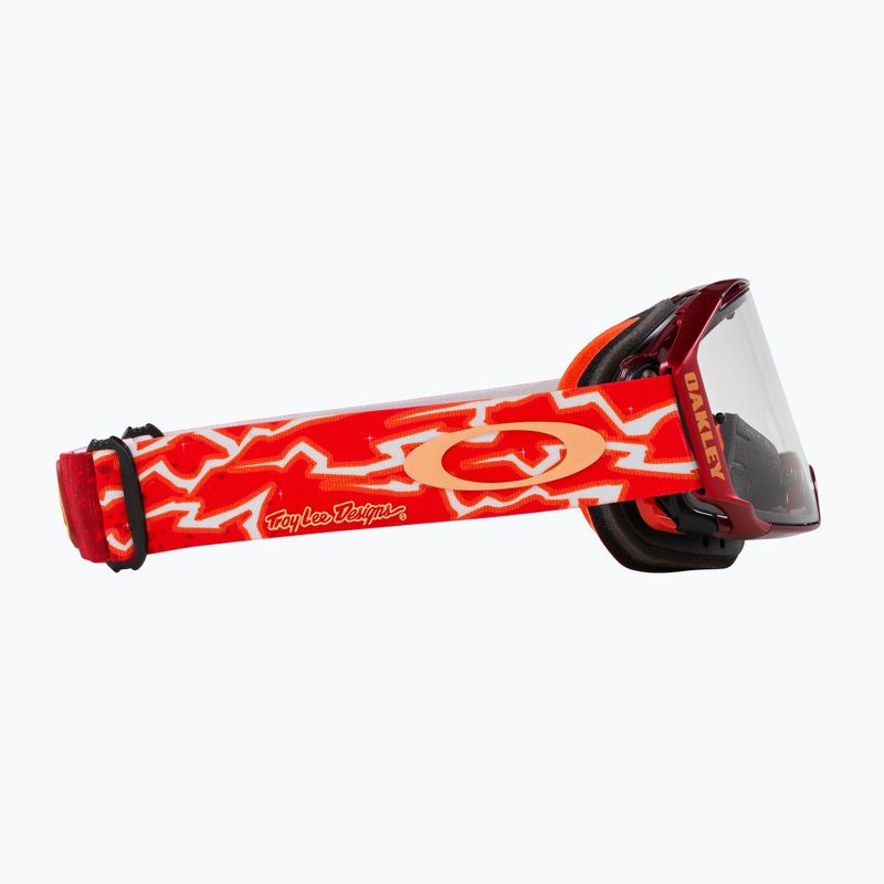 Ochelari de ciclism Oakley Airbrake MTB tld red lightning/clear 2