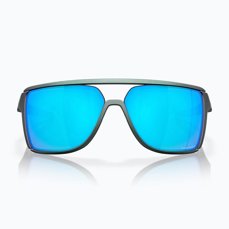 Ochelari de soare Oakley Castel matte silver/blue colorshift/prizm sapphire 2