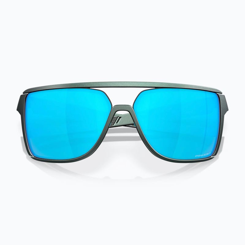 Ochelari de soare Oakley Castel matte silver/blue colorshift/prizm sapphire 5