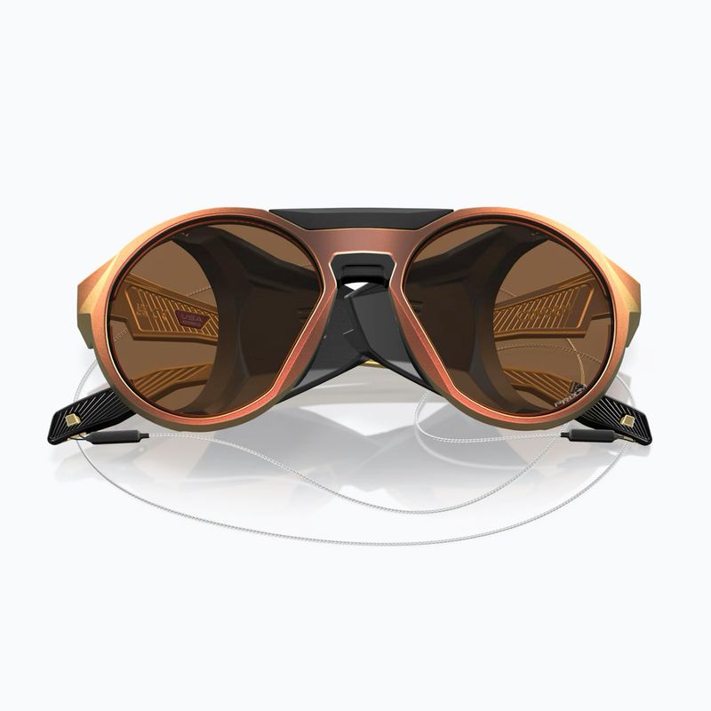 Ochelari de soare Oakley Clifden matte red gold colorshift/prizm bronze 5