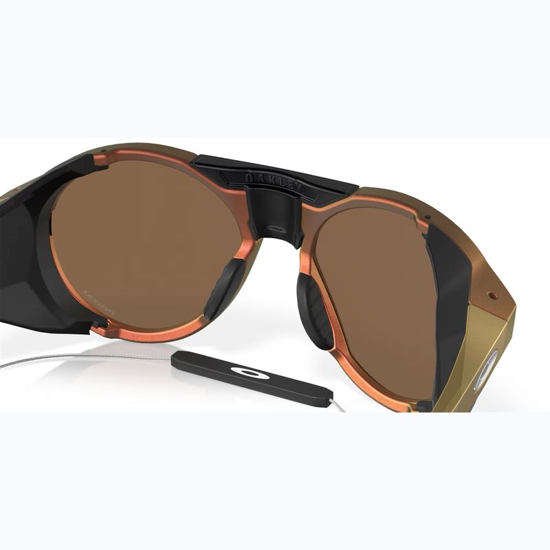 Ochelari de soare Oakley Clifden matte red gold colorshift/prizm bronze 7