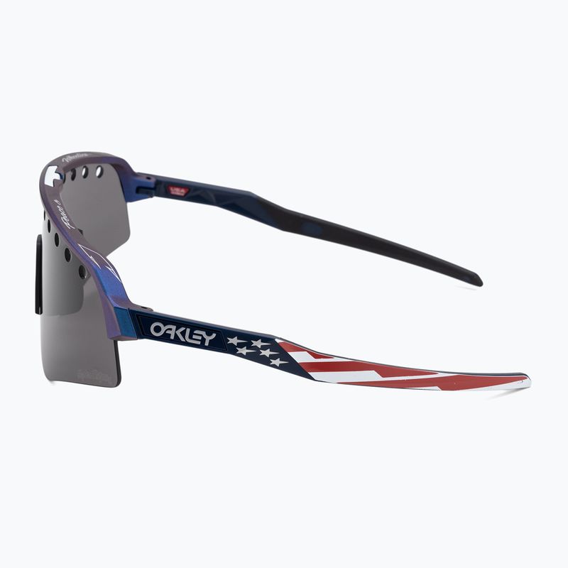 Ochelari de soare Oakley Sutro Lite Sweep Troy Lee Designs blue colorshift/prizm grey 4