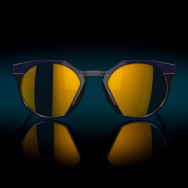 Ochelari de soare Oakley HSTN Kylian Mbappé Signature Series navy trans blue/prizm 24k polarized 3