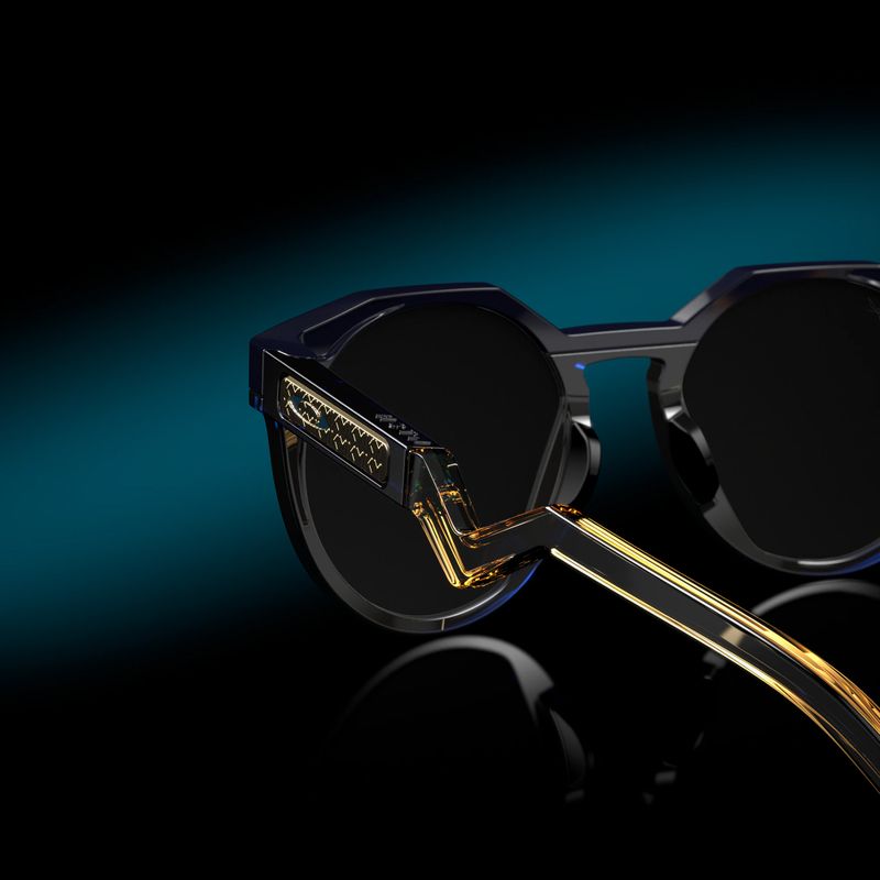 Ochelari de soare Oakley HSTN Kylian Mbappé Signature Series navy trans blue/prizm 24k polarized 5