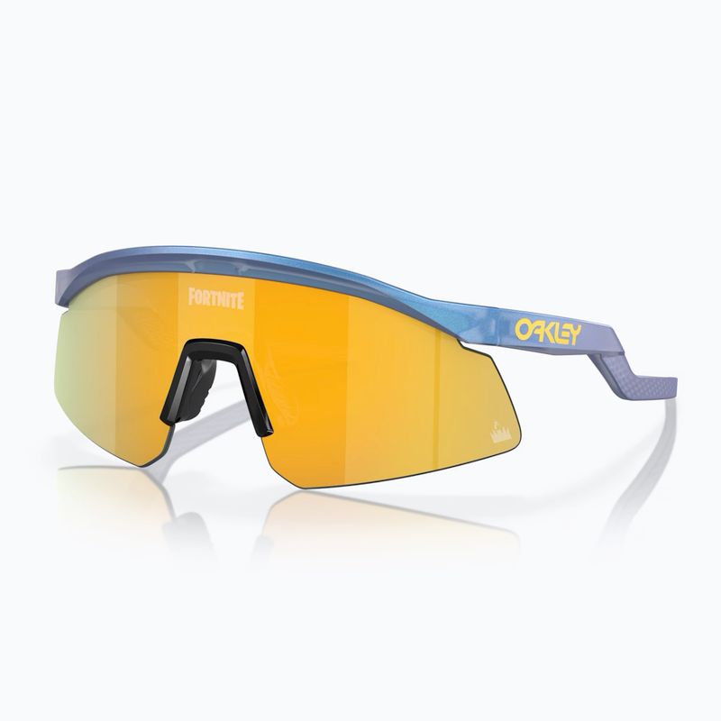 Ochelari de soare Oakley Hydra Fortnite matte cyan blue/clear shift prizm 24k 2