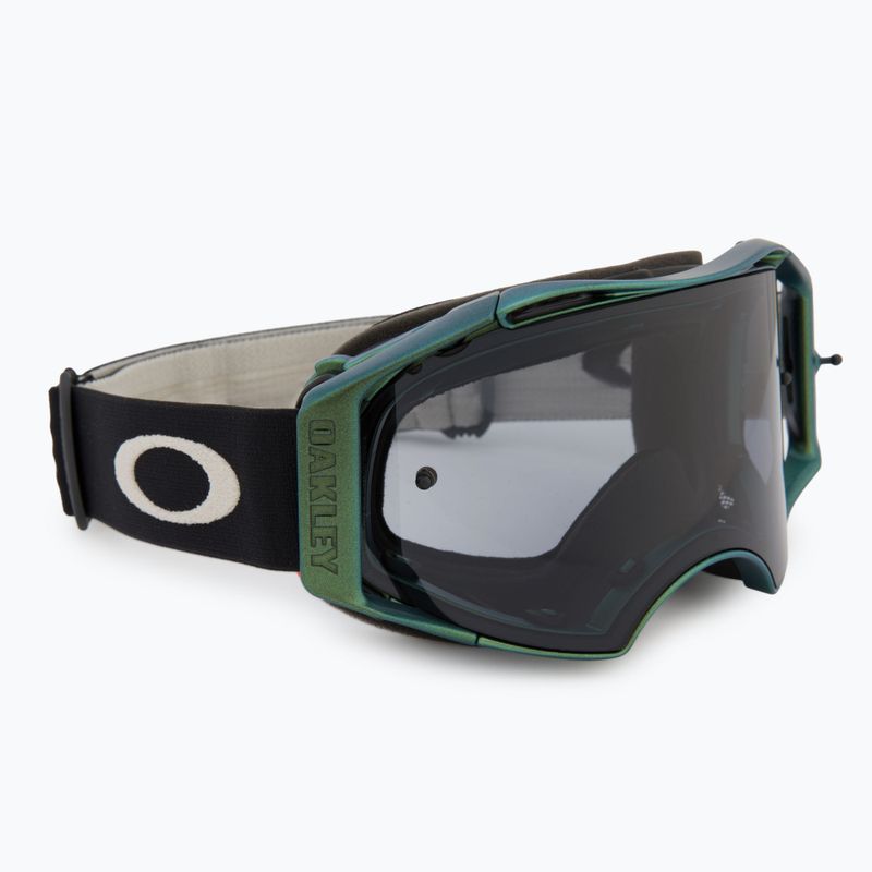 Ochelari de ciclism Oakley Airbrake MTB black green colorshift/light grey