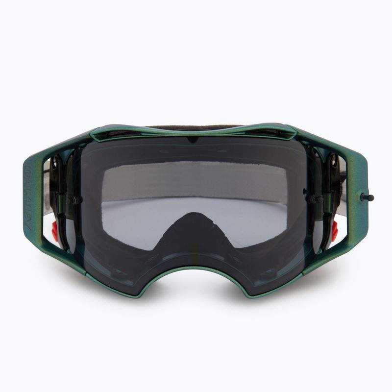 Ochelari de ciclism Oakley Airbrake MTB black green colorshift/light grey 2