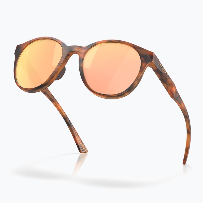 Ochelari de soare Oakley Spindrift matte ginger tortoise/prizm rose gold 4