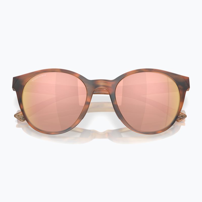 Ochelari de soare Oakley Spindrift matte ginger tortoise/prizm rose gold 5