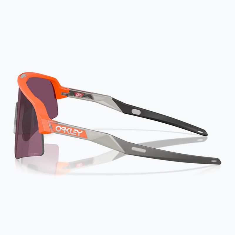 Ochelari de soare Oakley Sutro Lite Sweep matte neon orange/prizm road black 4