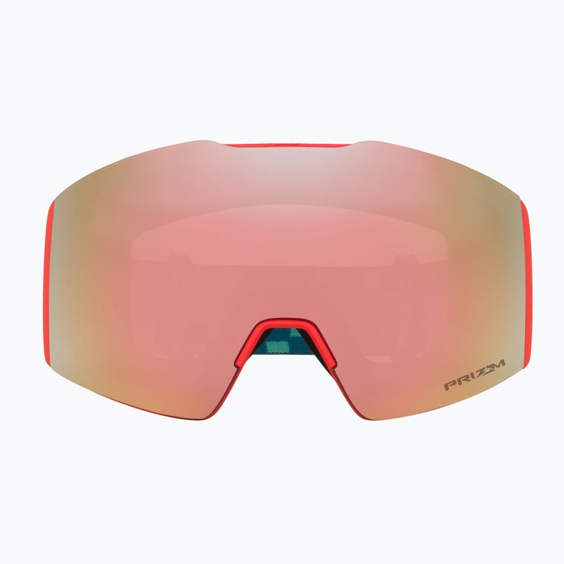 Ochelari de schi Oakley Fall Line M Pacific Chex/Prizm Snow Rose Gold Iridium 2