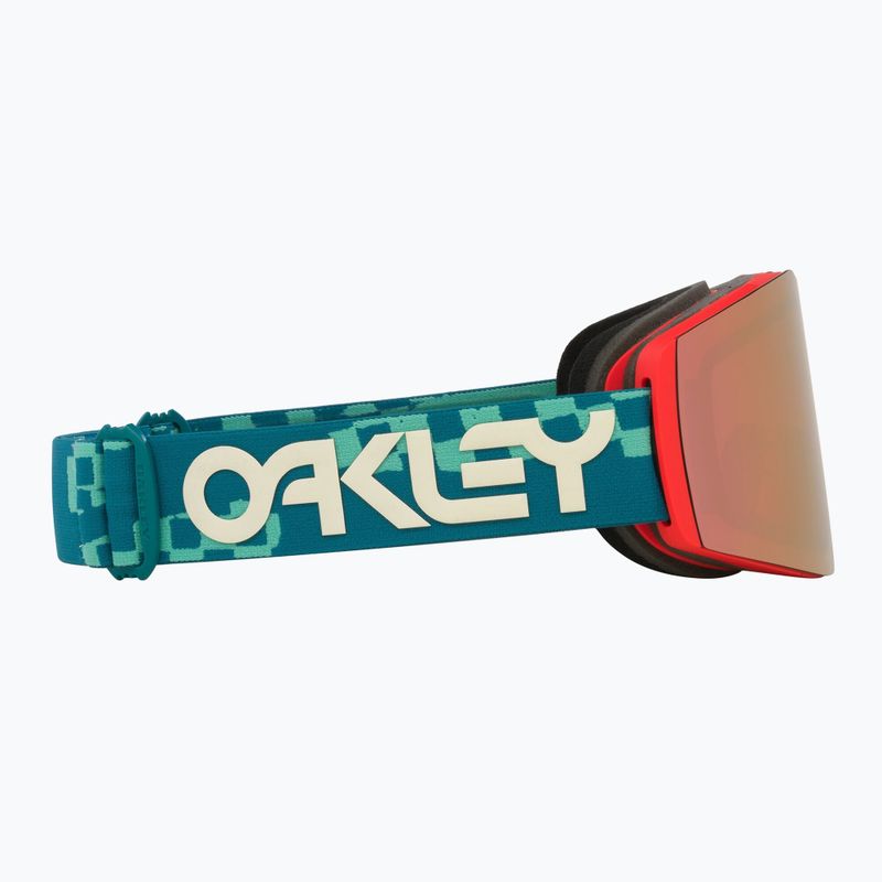 Ochelari de schi Oakley Fall Line M Pacific Chex/Prizm Snow Rose Gold Iridium 6