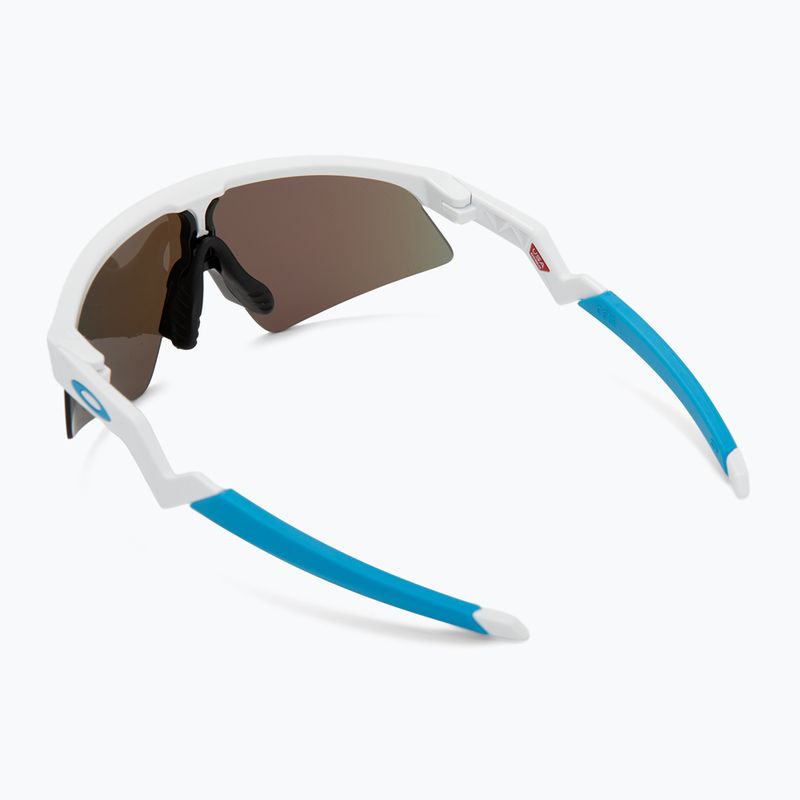 Ochelari de soare pentru copii  Oakley Resistor Sweep polished white/prizm sapphire 2