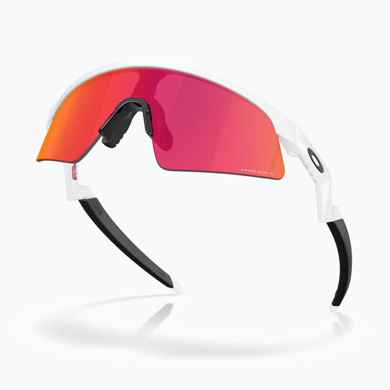 Ochelari de soare pentru copii Oakley Resistor Sweep polished white/prizm field 4