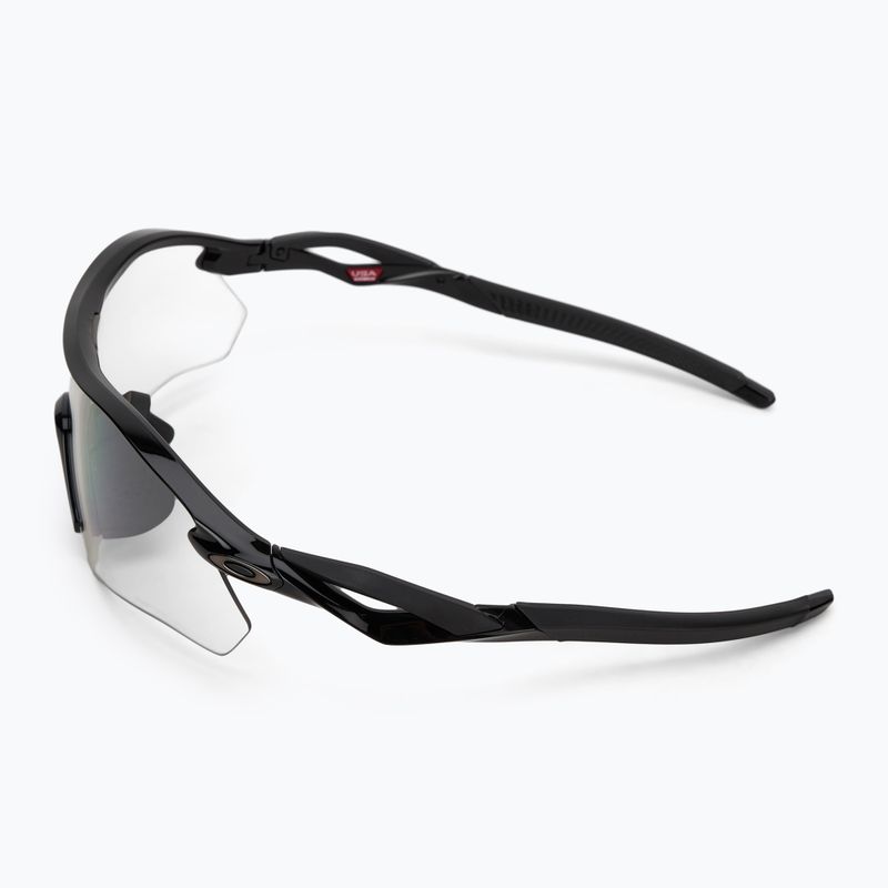 Ochelari de soare Oakley Radar Plate polished black/clear to black irid photochromic 4